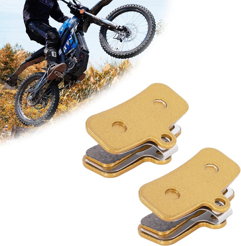 RUTU Brake Pads for Surron Light Bee, Front and Rear Brake Pads for Electric Dirt Bike Sur Ron Light Bee X/Sur Ron Light Bee S Talaria X3（XXX） e Bike - Image 1